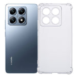 For Xiaomi 14T Pro Phone Case Reinforced Four Corner Anti-Drop Clear TPU Cover