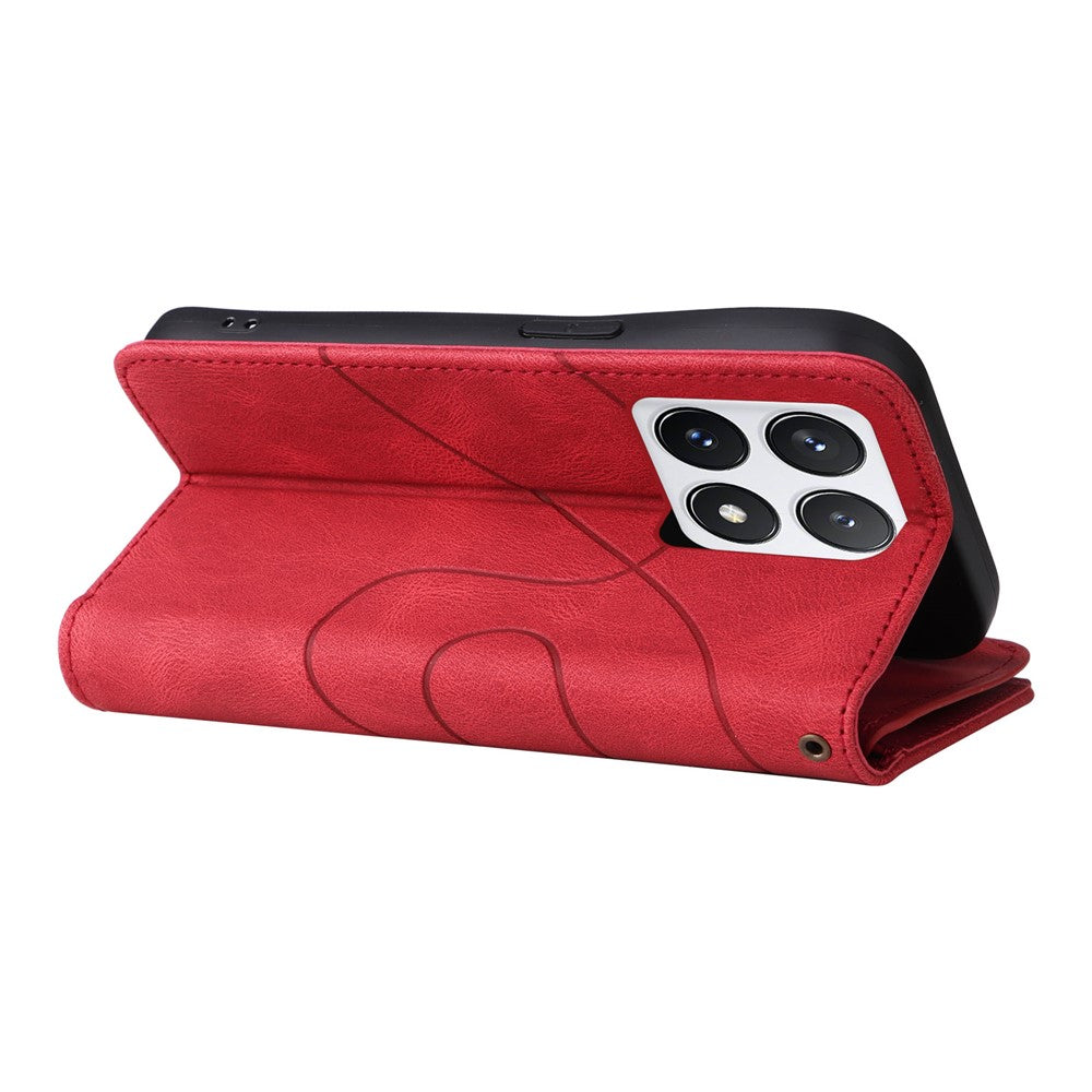 For Xiaomi 14T Pro Leather Case with Strap Zipper 9 Card Slot Phone Cover Stand