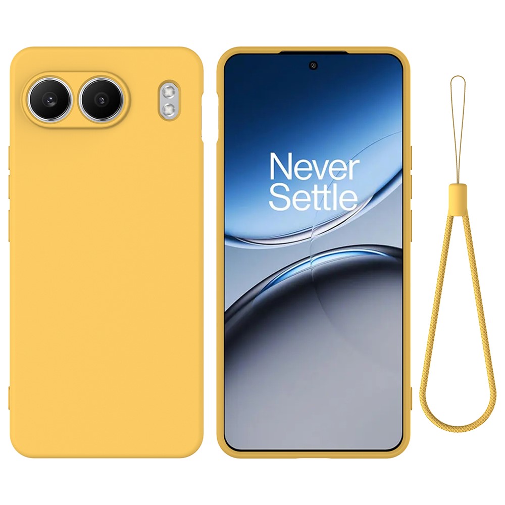 OnePlus Nord 4 Skal Flytande Silikon Reptåligt mobilfodral med Handrem