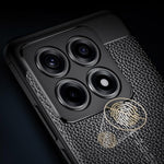 For Xiaomi 14T Case Litchi Texture TPU Flexible Phone Cover, Black