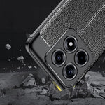 For Xiaomi 14T Pro Case Litchi Texture TPU Flexible Phone Cover, Black