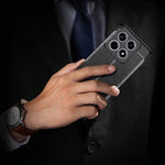 For Xiaomi 14T Pro Case Litchi Texture TPU Flexible Phone Cover, Black
