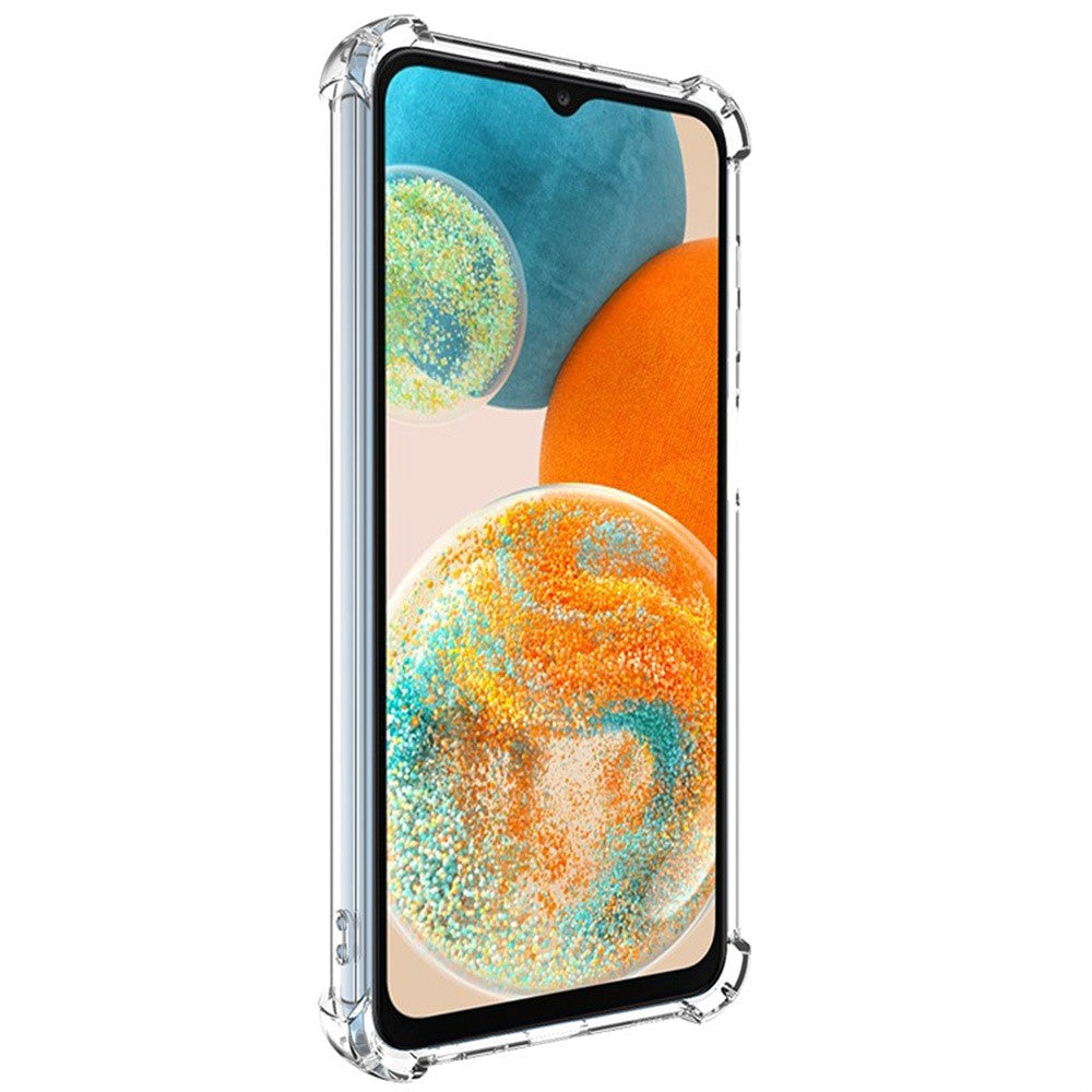 IMAK UX-4 Series for Samsung Galaxy A23 4G / A23 5G (Global Version) Case Straight Frame Four Corner Shockproof Clear TPU Cover