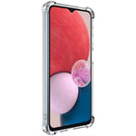IMAK UX-4-serien til Samsung Galaxy A13 4G cover Lige ramme Stødsikkert cover med fire hjørner i klar TPU