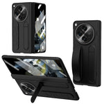 Oppo Find N3-cover med stativ og armbånd, PC-mobilbeskyttelse med hærdet glasfilm