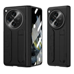 Oppo Find N3-cover med stativ og armbånd, PC-mobilbeskyttelse med hærdet glasfilm