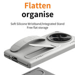 Oppo Find N3-cover med stativ og armbånd, PC-mobilbeskyttelse med hærdet glasfilm
