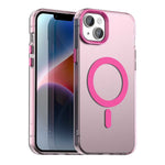 Candy Series For iPhone 15 Case Compatible with MagSafe PC+TPU+PET Anti-Drop Phone Cover