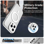Candy Series For iPhone 15 Pro Case Compatible with MagSafe PC+TPU+PET Anti-Drop Phone Cover