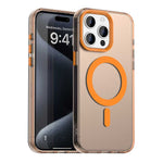 Candy Series For iPhone 15 Pro Case Compatible with MagSafe PC+TPU+PET Anti-Drop Phone Cover