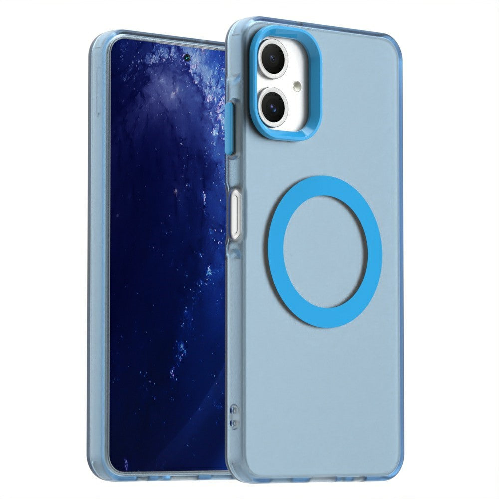 Candy Series For Samsung Galaxy A06 4G Magnetic Case PC+TPU+PET Anti-Drop Phone Cover