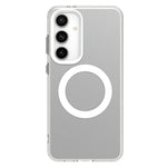 Candy Series til Samsung Galaxy S24 FE Magnetisk Cover PC+TPU+PET Anti-fald Telefoncover