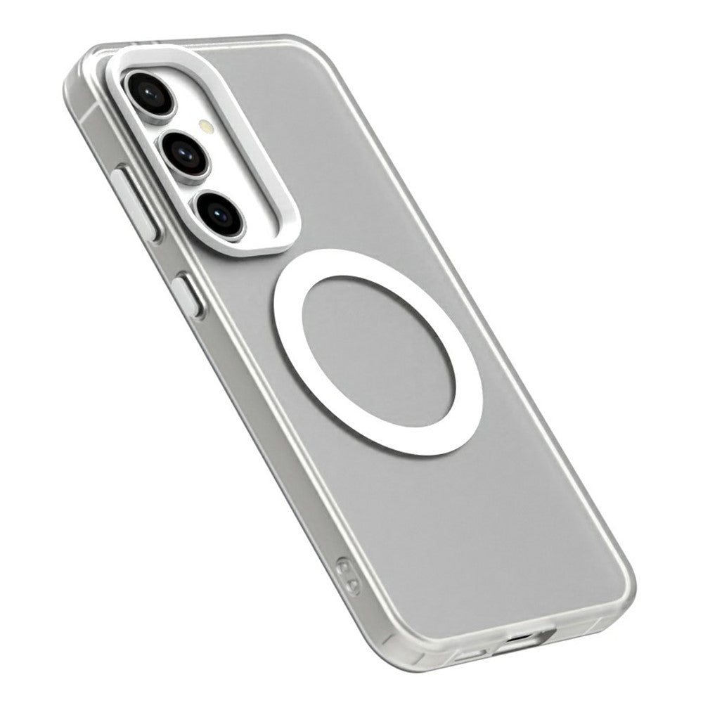 Candy Series For Samsung Galaxy S25 / S24 Magnetic Case PC+TPU+PET Anti-Drop Phone Cover