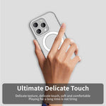 Candy Series For iPhone 16 Pro Case Compatible with MagSafe PC+TPU+PET Anti-Drop Phone Cover