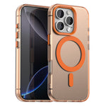 Candy Series For iPhone 16 Pro Case Compatible with MagSafe PC+TPU+PET Anti-Drop Phone Cover
