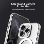 Candy Series For iPhone 16 Pro Max Case Compatible with MagSafe PC+TPU+PET Anti-Drop Phone Cover