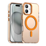 Candy Series For iPhone 16 Case Compatible with MagSafe PC+TPU+PET Anti-Drop Phone Cover