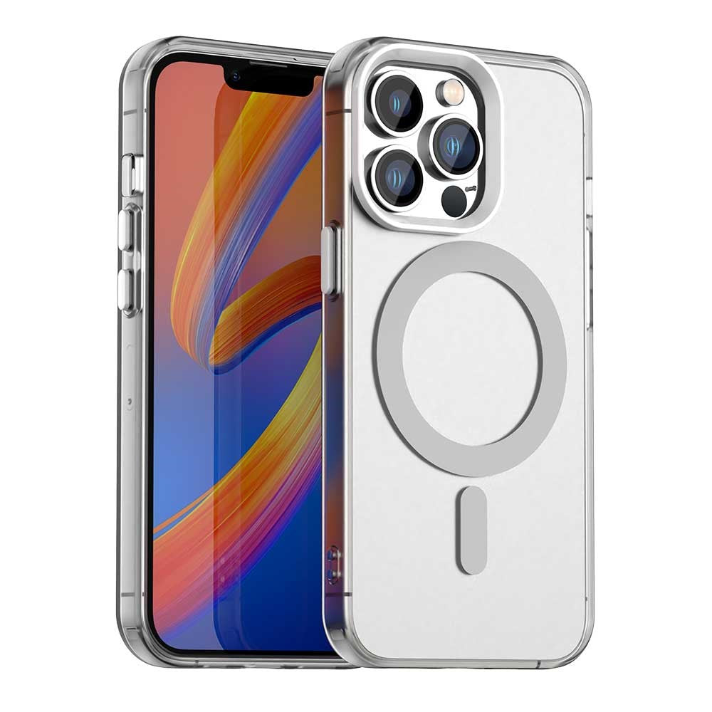 Candy Series For iPhone 13 Pro Max Case Compatible with MagSafe PC+TPU+PET Anti-Drop Phone Cover