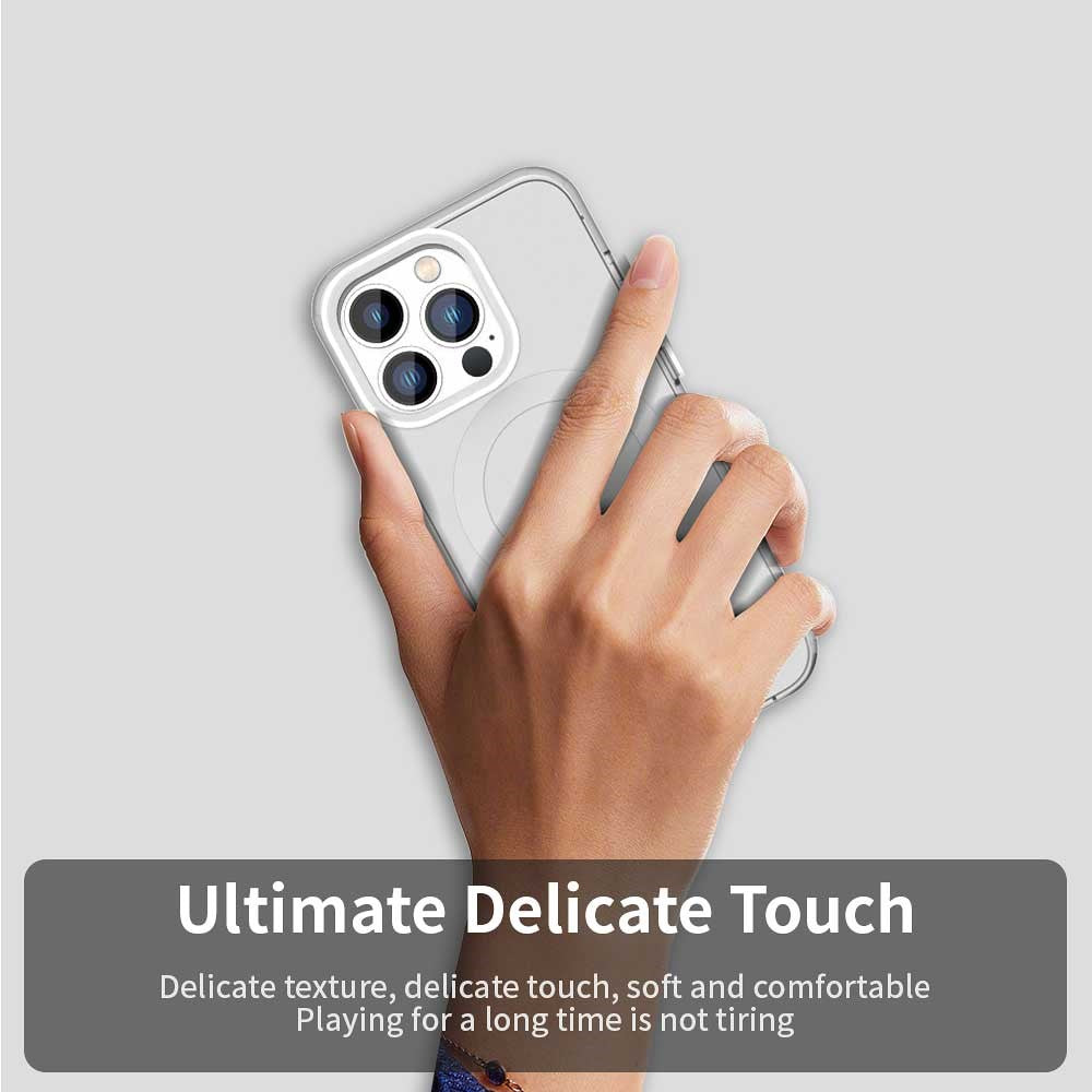Candy Series For iPhone 13 Pro Max Case Compatible with MagSafe PC+TPU+PET Anti-Drop Phone Cover