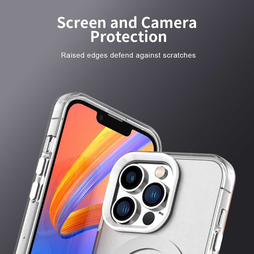Candy Series For iPhone 13 Pro Max Case Compatible with MagSafe PC+TPU+PET Anti-Drop Phone Cover