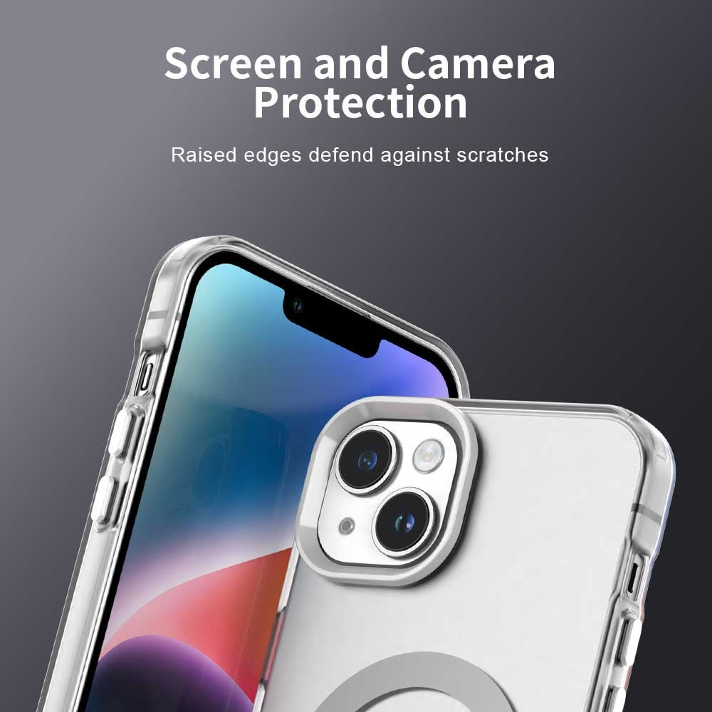Candy Series For iPhone 14 / 13 Case Compatible with MagSafe PC+TPU+PET Anti-Drop Phone Cover