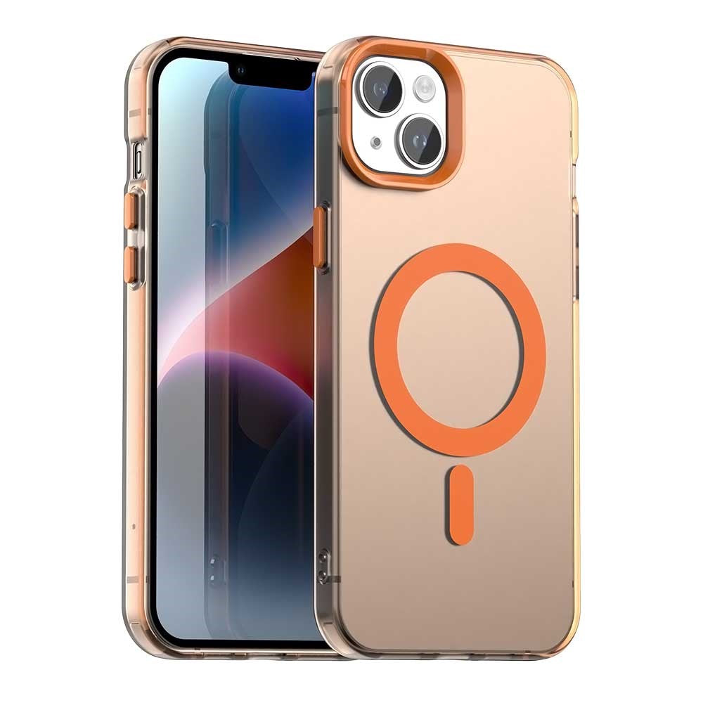 Candy Series For iPhone 14 / 13 Case Compatible with MagSafe PC+TPU+PET Anti-Drop Phone Cover