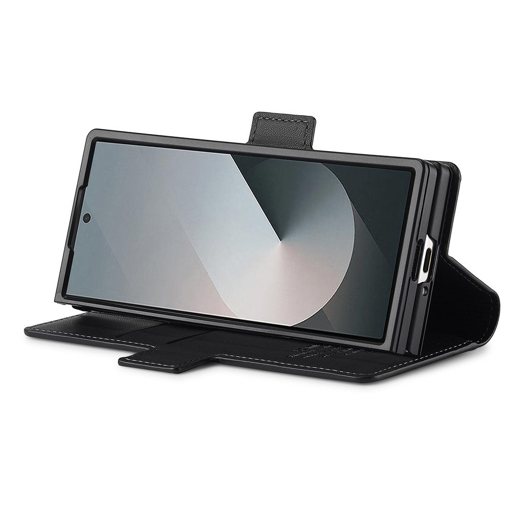 LC.IMEEKE L1 til Samsung Galaxy Z Fold5 5G Stativ Etui Tekstur PU Læder Pung Telefoncover