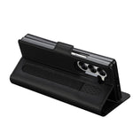 LC.IMEEKE L1 til Samsung Galaxy Z Fold5 5G Stativ Etui Tekstur PU Læder Pung Telefoncover