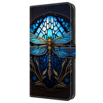 Samsung Galaxy A14 4G / 5G Skal Mönster Tryckt Skyddande Skal TPU + PU Läder Flip mobilskal