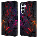 Til Samsung Galaxy A16 5G / A16 4G Cover Mønstertrykt beskyttende cover TPU+PU læder flip telefoncover