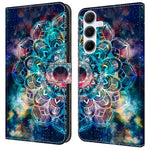 Til Samsung Galaxy A16 5G / A16 4G Cover Mønstertrykt beskyttende cover TPU+PU læder flip telefoncover