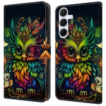 Til Samsung Galaxy A16 5G / A16 4G Cover Mønstertrykt beskyttende cover TPU+PU læder flip telefoncover