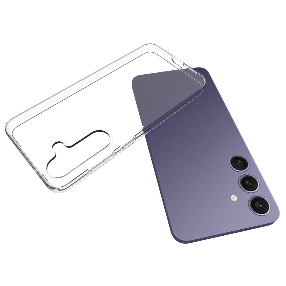 For Samsung Galaxy S25+ Clear Phone Case Watermark-Resistant TPU Back Cover