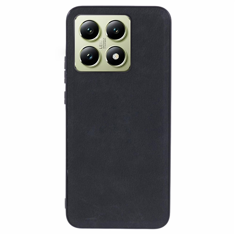 For Xiaomi 14T Pro Case Retro Leather Coated PC+TPU Phone Cover
