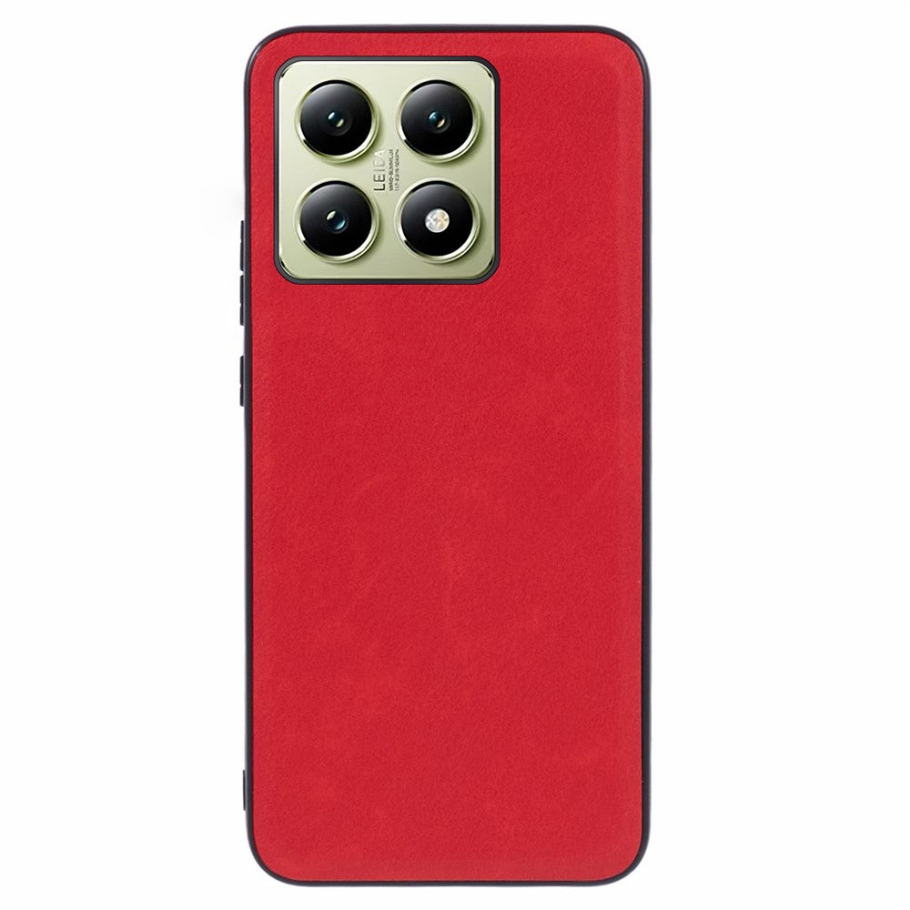 For Xiaomi 14T Pro Case Retro Leather Coated PC+TPU Phone Cover