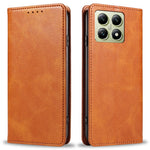 For Xiaomi 14T Case Strong Magnetic PU Leather Phone Cover Calf Texture