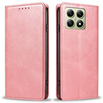 For Xiaomi 14T Case Strong Magnetic PU Leather Phone Cover Calf Texture