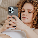 For Xiaomi Redmi 13 4G  /  13 5G  /  Poco M6 4G  /  Note 13R 5G  /  Poco M6 Plus 5G Case Carbon Fiber Texture TPU Brushed Phone Cover