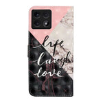 For Xiaomi 14T Case 3D Creative Pattern PU Leather Stand Phone Cover