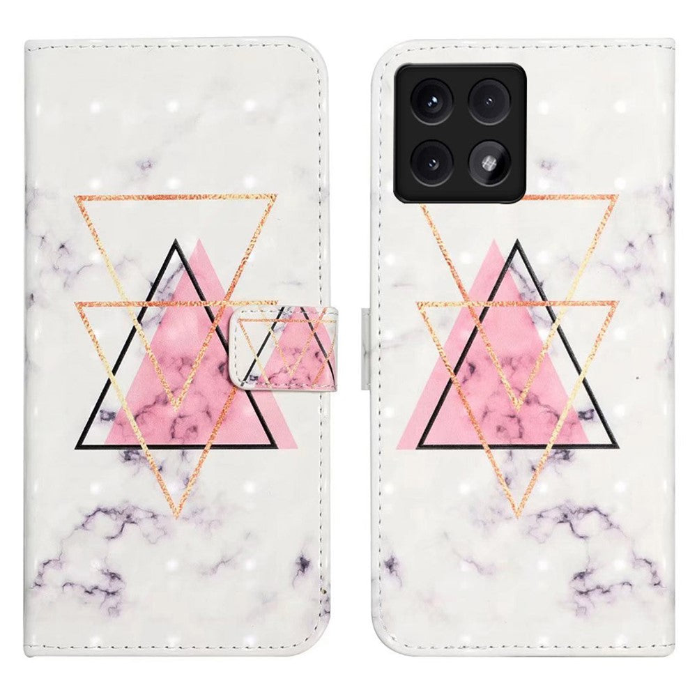 For Xiaomi 14T Case 3D Creative Pattern PU Leather Stand Phone Cover