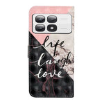 For Xiaomi 14T Pro Case 3D Creative Pattern PU Leather Stand Phone Cover