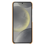 For Samsung Galaxy S24 FE Case Dual Card Slots PU Leather + Hard PC Phone Cover