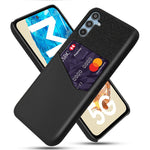 Til Samsung Galaxy M35 5G Cover Stoftekstur PU Læder Hårdt PC Kortlomme Telefoncover