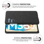 Til Samsung Galaxy M35 5G Cover Stoftekstur Anti-ridse Beskyttende PC Telefoncover