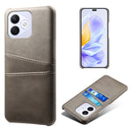 For Honor X60i 5G Case Dual Card Slots PU Leather + Hard PC Phone Cover