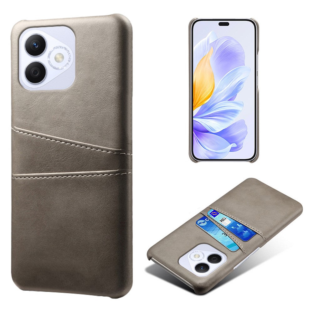For Honor X60i 5G Case Dual Card Slots PU Leather + Hard PC Phone Cover