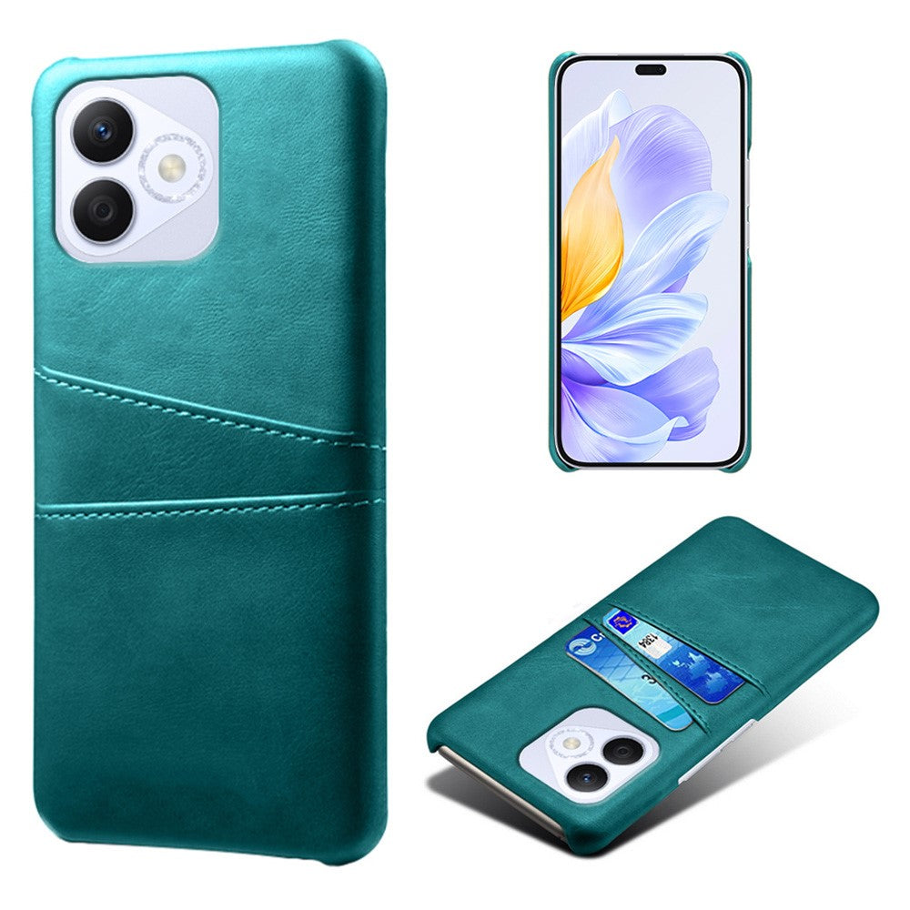 For Honor X60i 5G Case Dual Card Slots PU Leather + Hard PC Phone Cover
