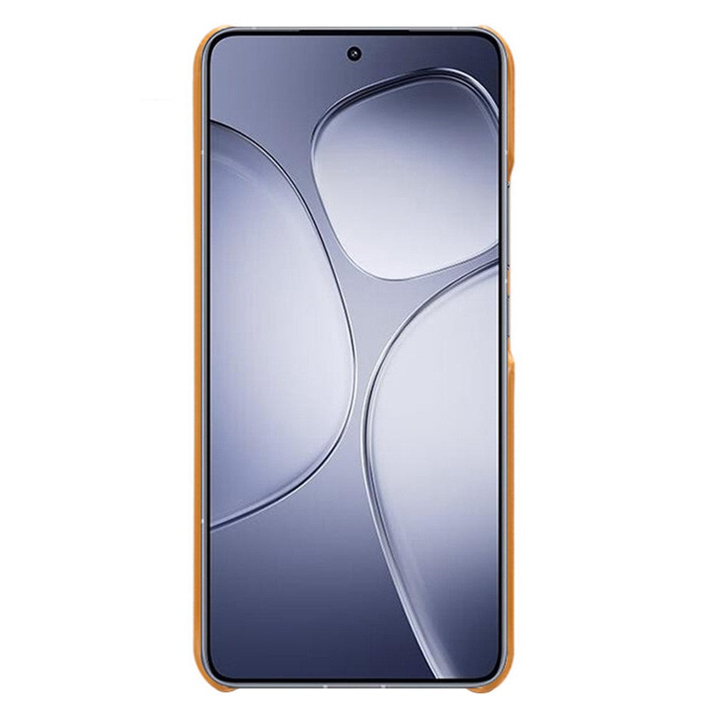 Xiaomi Redmi K70 Ultra-skal med dubbla kortplatser i PU-läder + hårt PC-mobilskal