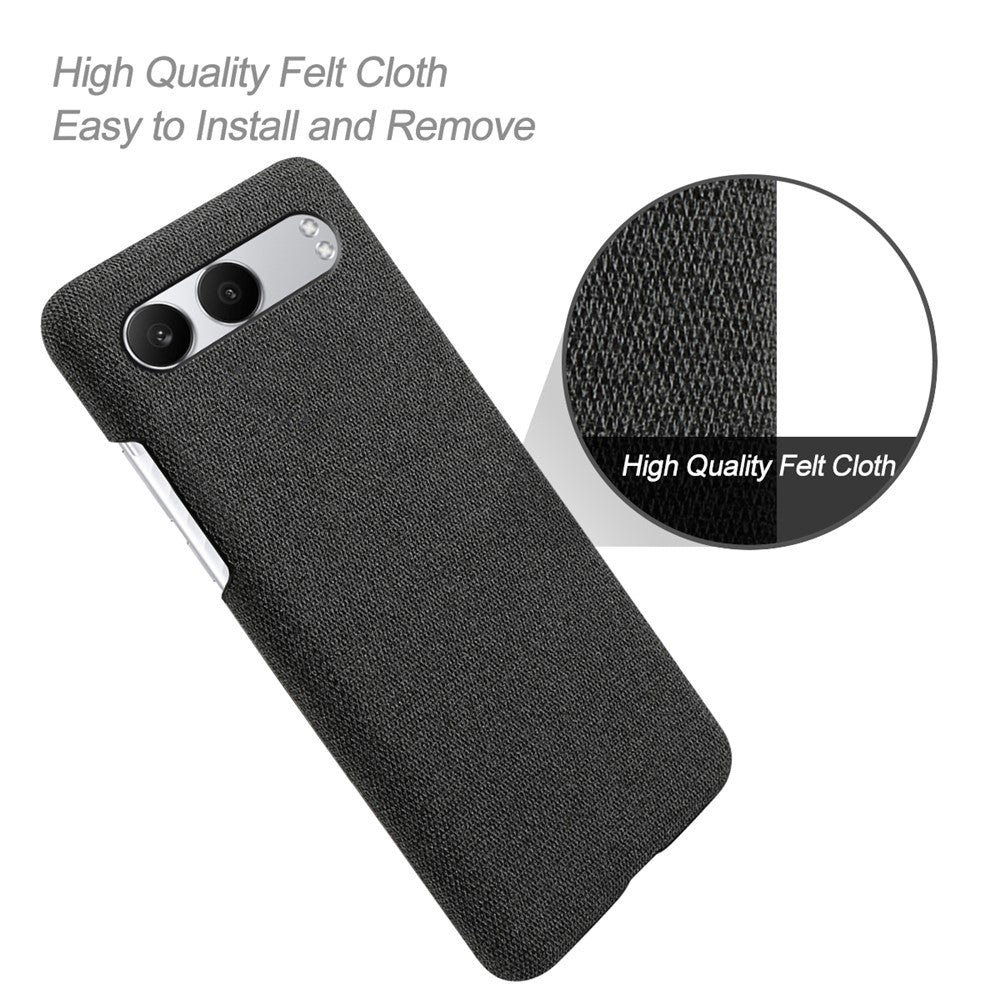 For OnePlus Nord 4 Case Cloth Texture Anti-Scratch Protective PC Phone Cover