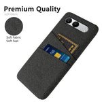 For OnePlus Nord 4 Case Cloth + Hard PC Phone Cover with Dual Card Slots